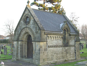 Mausoleum of Mary Rosamund daughter of the second Lord Trevor who died in 1904 aged 5